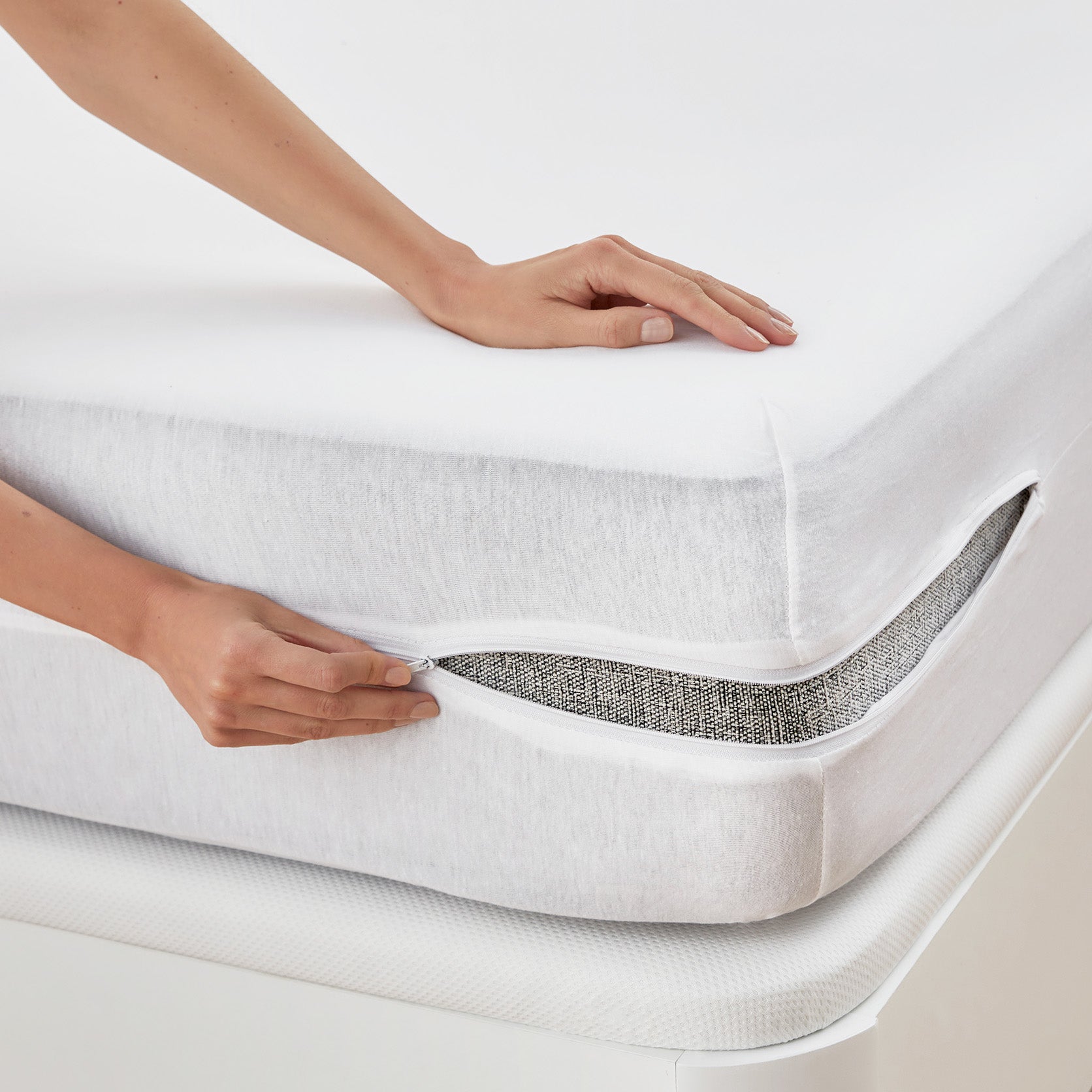 Protège-matelas 90x196cm PIKOLIN HOME Jusqu'à 34cm Imperméable - 3