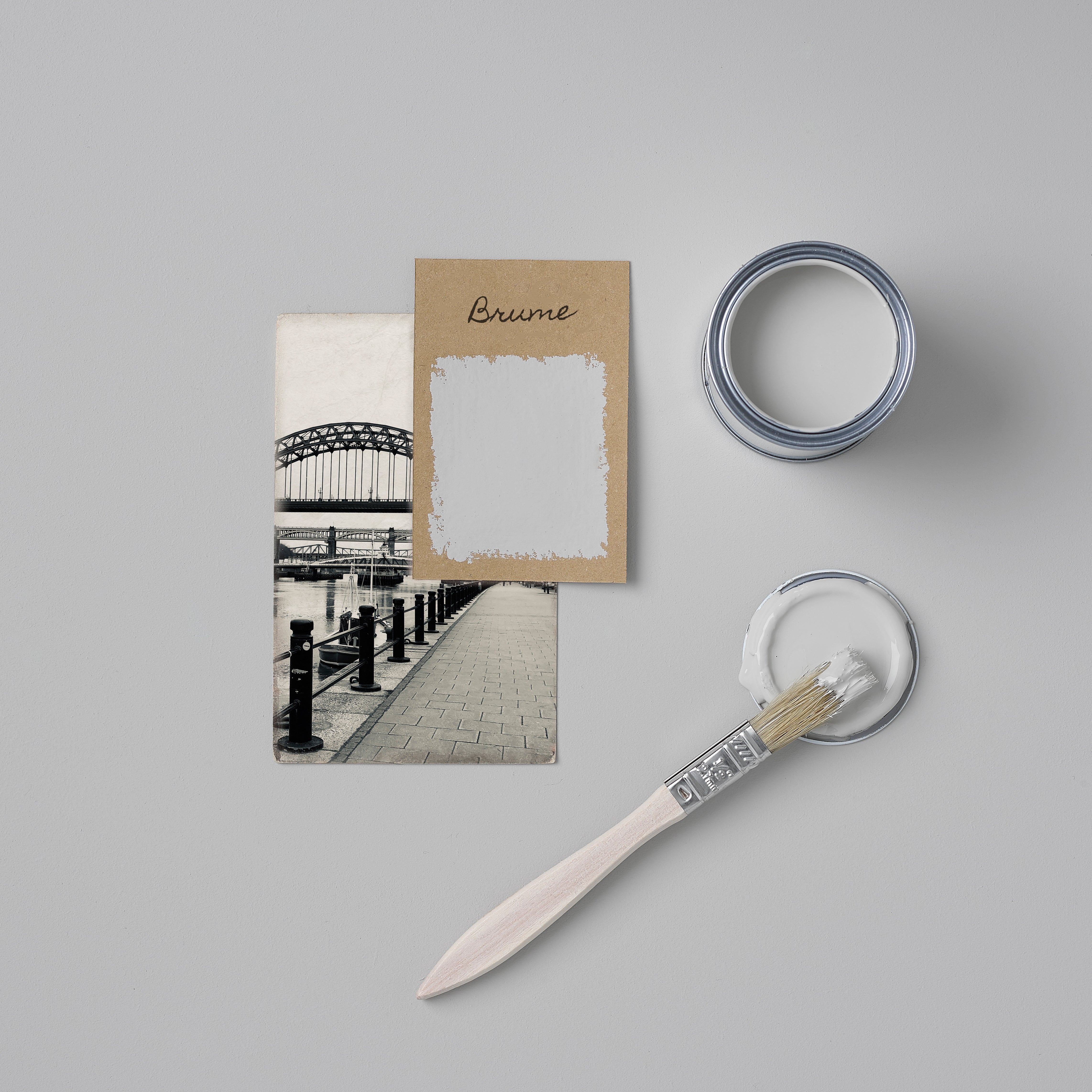 Peinture Grise pour Meubles Chalky Mat Poudré RUST-OLEUM - Brume 750ml (10,5m² avec un pot) - 4