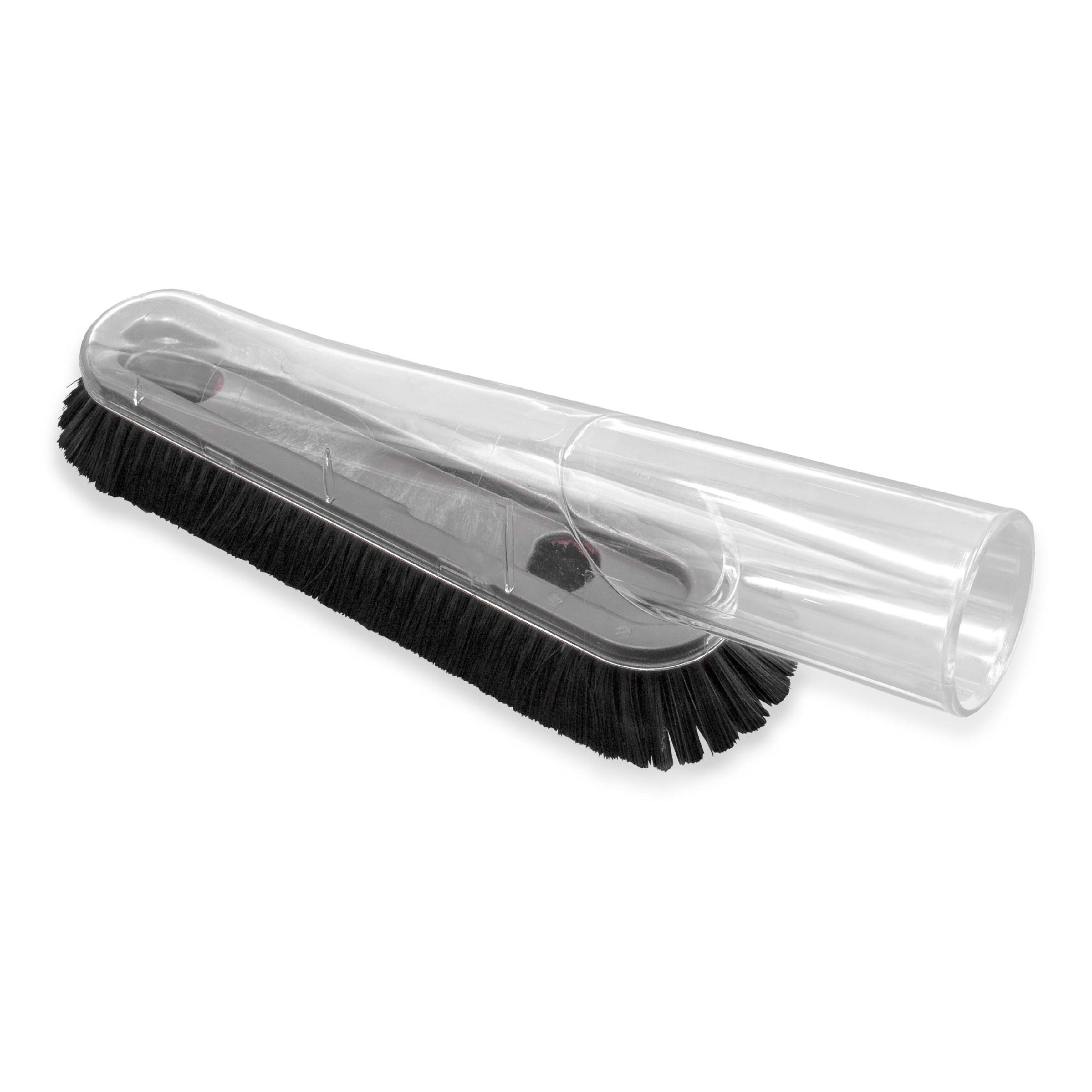 vhbw Brosse pour meubles Brosse anti-poussière pour aspirateur avec raccord rond 32 mm - 5,9cm pour sol sensible - 3