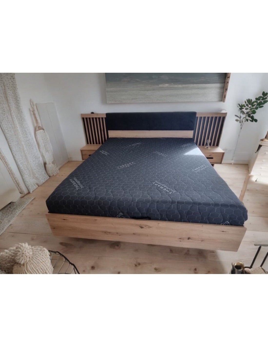 Matelas Mousse Anthracite - 140x190cm - 2
