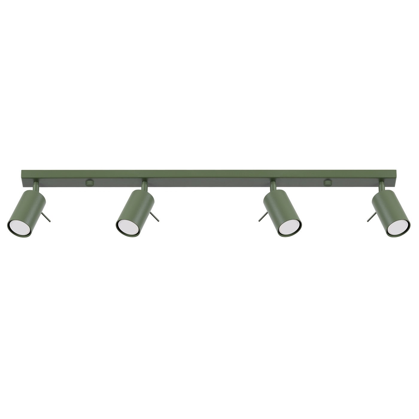 Reflektor sufitowy spot natynkowy Ring listwa zielony oliwkowy 4xGU10x10W wym: 17 x 81 x 6 cm metal Sollux Lighting