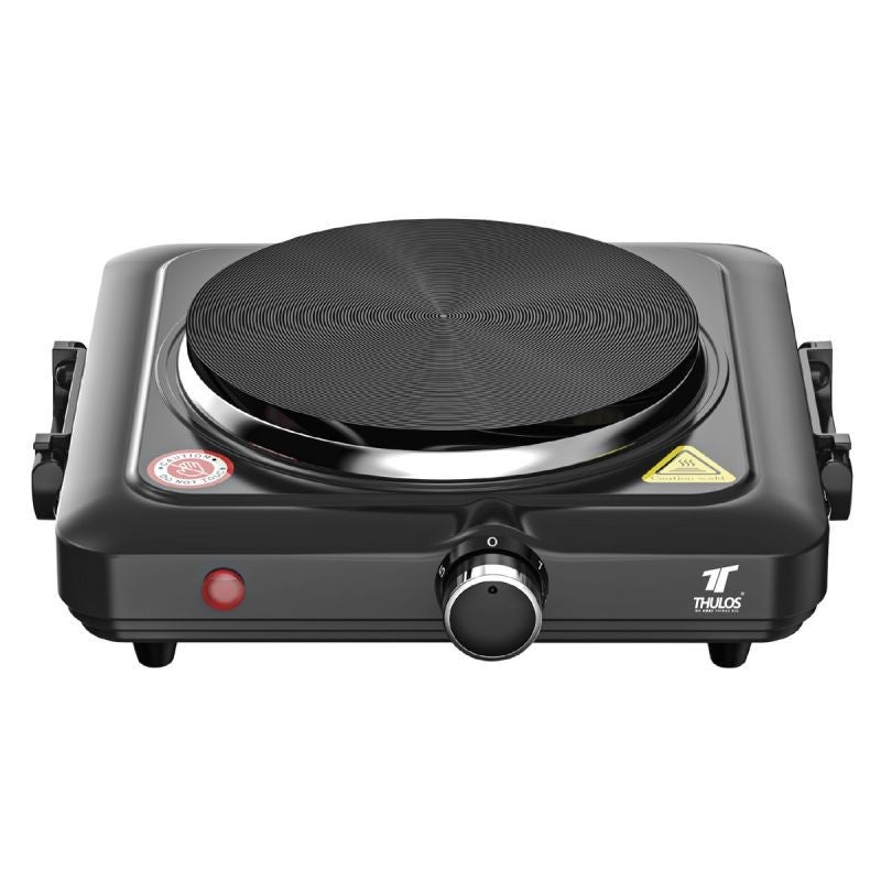 Réchaud Électrique Portable 1000 W – Plaque De Cuisson Anti-Adhésive – Réglage De Chaleur, Voyant Lumineux – Pour Camping, Bureau, Appoint