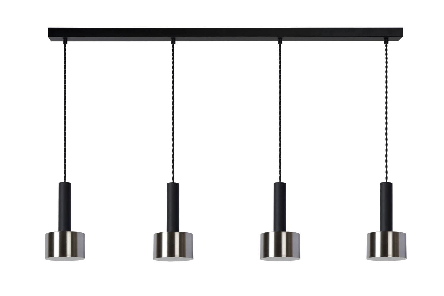 Lucide TEUN - Suspension - 4xE27 - Noir - 3