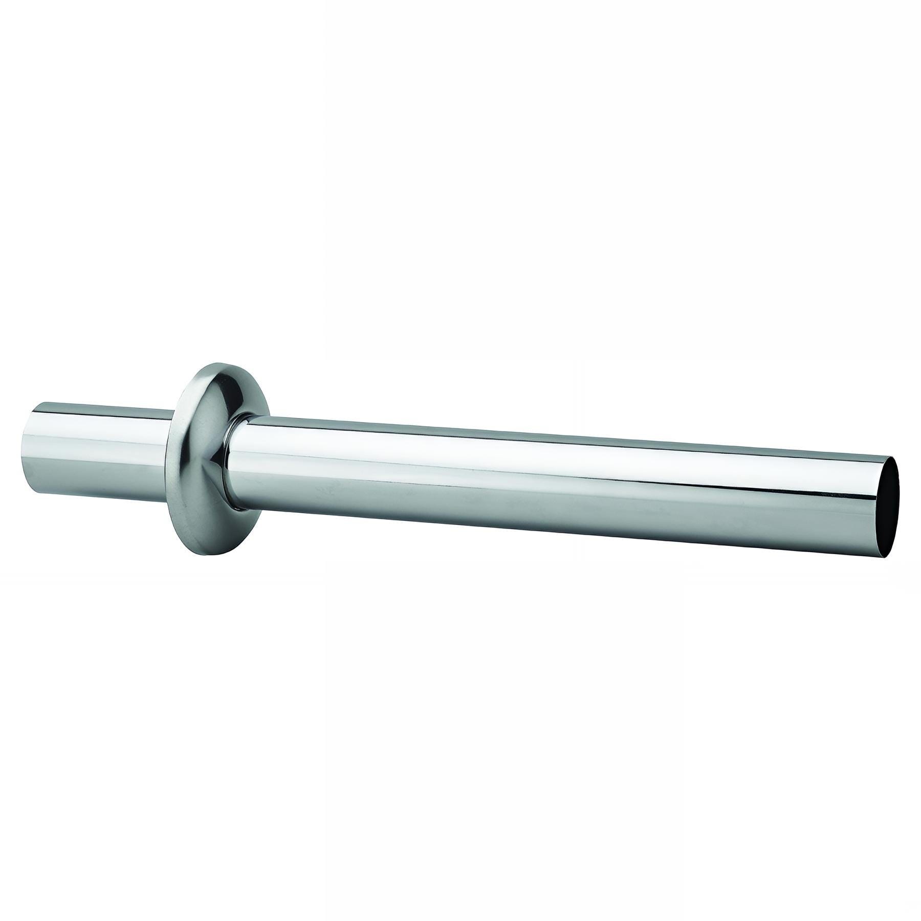 Sortie Murale Laiton Chrom 32mm L 300mm Rosace Inox 63mm Leroy Sortie Murale Laiton Chrom 32mm L 300mm Rosace Inox 63mm Leroy
