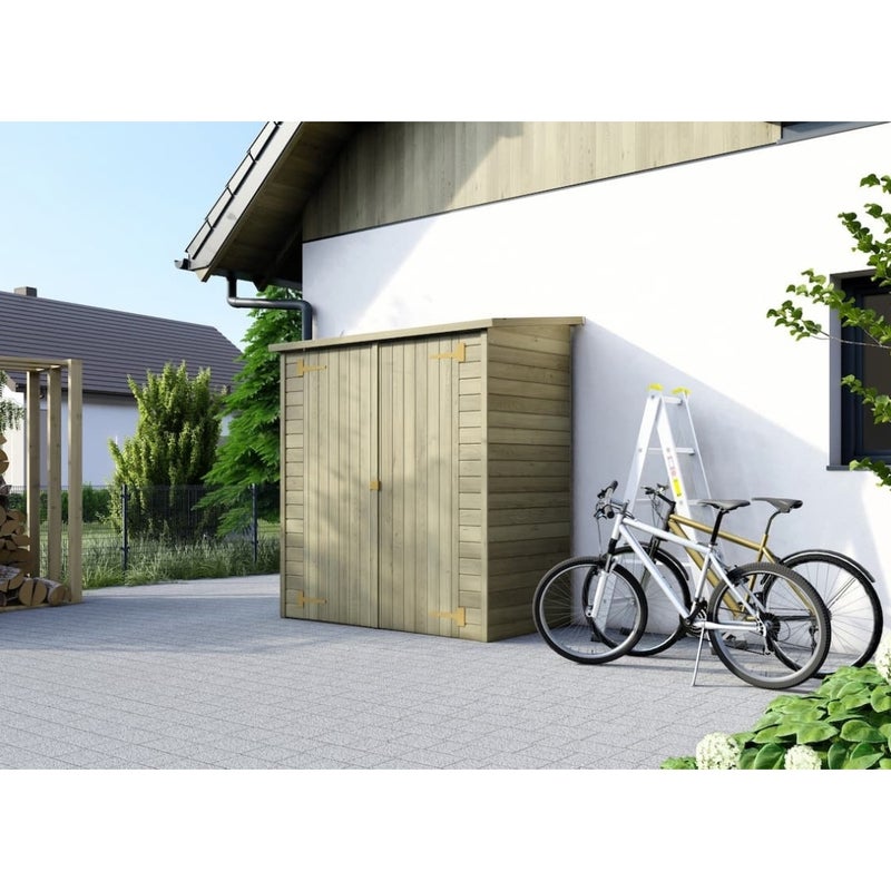 Szafa ogrodowa narzędziowa ALTANKA 1,66x0,82 m H.1,86, drewniana, DOM85, 1szt.