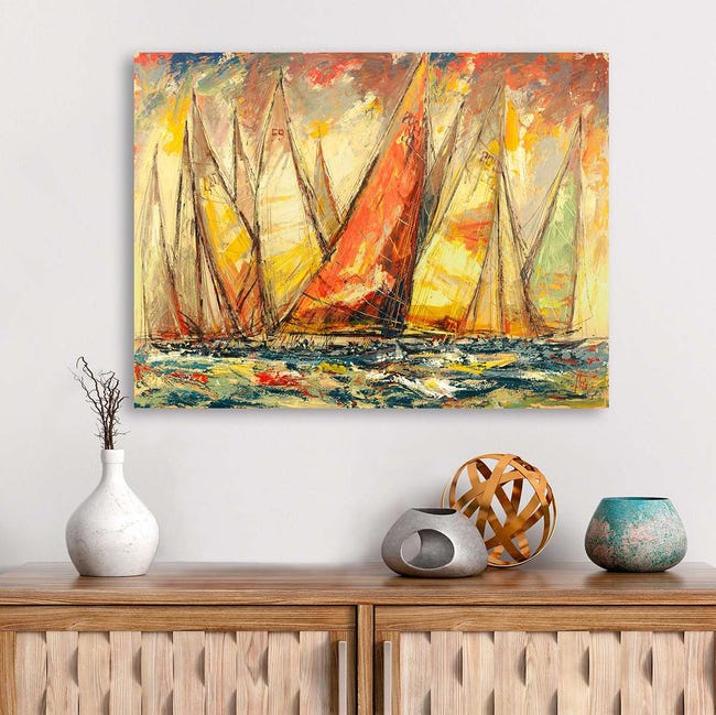 Visario Quadro su Tela New York 120 x 80 cm Modello Nr XXL 5055. I Quadri Sono montati su telai di Vero Legno. Stampa Artistica intelaiata e pronta da Appendere Visario Quadro su Tela New York 120 x 80 cm Modello Nr XXL 5055. I Quadri Sono montati su telai di Vero Legno. Stampa Artistica intelaiata e pronta da Appendere