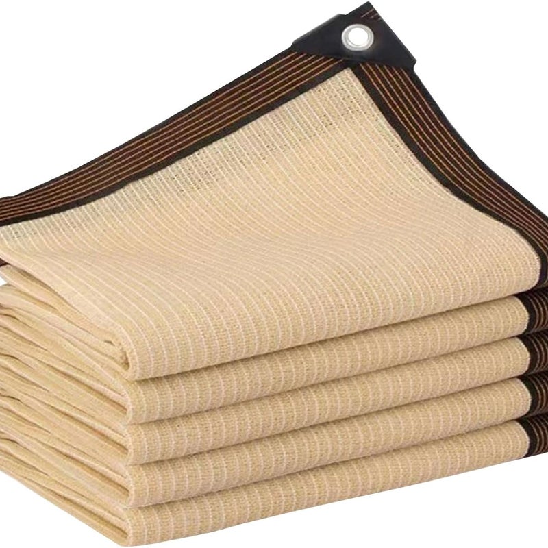 Siatka zacieniająca - tkanina zacieniająca - wiatroszczelna tkanina zacieniająca do szklarni z przelotkami - odpowiednia do szklarni/ogrodu/altanki/ta