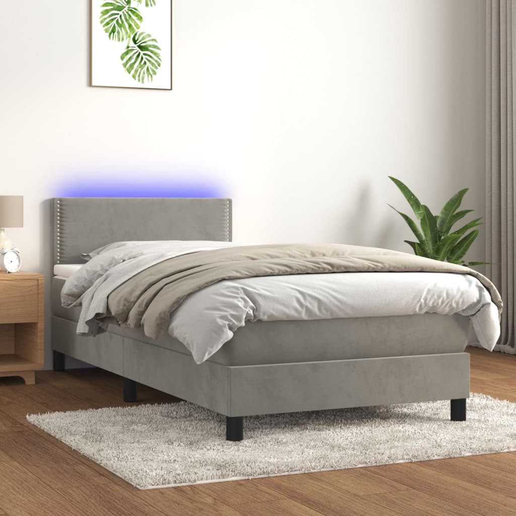 Struttura Letto Contenitore Letto Pouf Con Materasso E LED