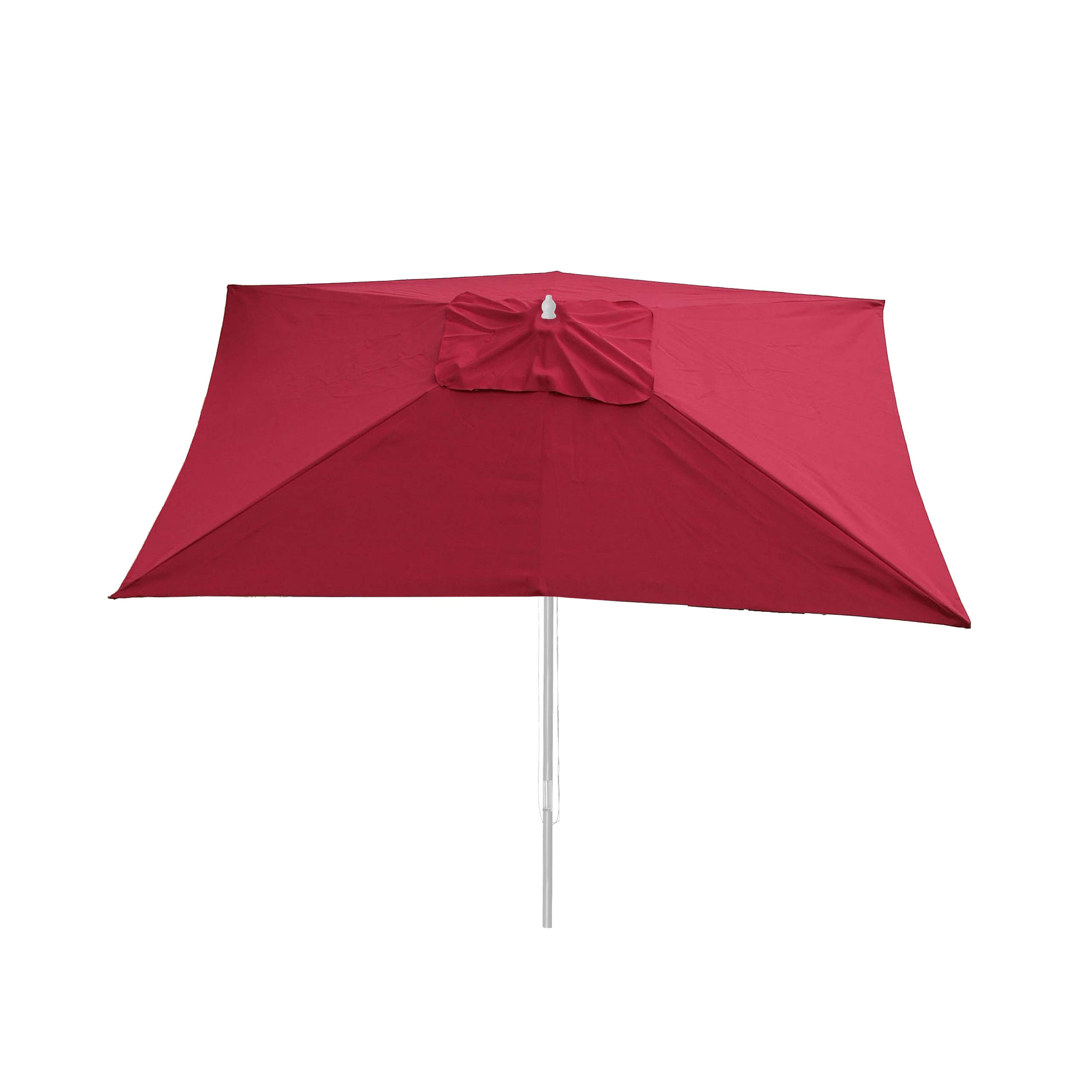 Wymienny pokrowiec na parasol Florida 3x4m, wymienny pokrowiec na parasol, poliester ~ bordeaux