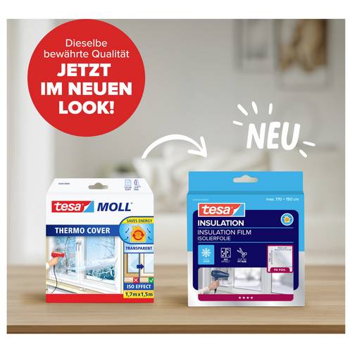 Film isolant tesamoll® tesa 05430-00000-01 transparent (L x l) 1.7 m x 1.5 m acrylate 1 pc(s) - 2