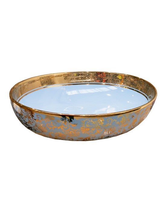 Service de Table - LOVECASA - GE-DS01C - 32pcs - Porcelaine - Bord Doré