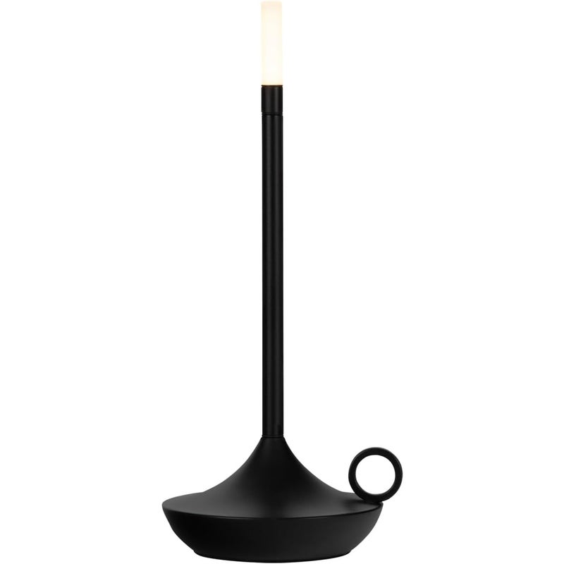 Lampa stołowa LED Touch w kolorze czarnym, lampka nocna, lampa akumulatorowa do użytku wewnątrz pomieszczeń,26 cm,lampa stołowa z 3 trybami świecenia