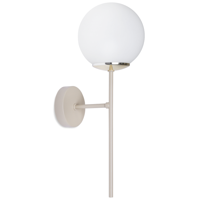 Lampa ścienna kinkiet Light Home LH Siena 1x E14 kaszmirowy/biały