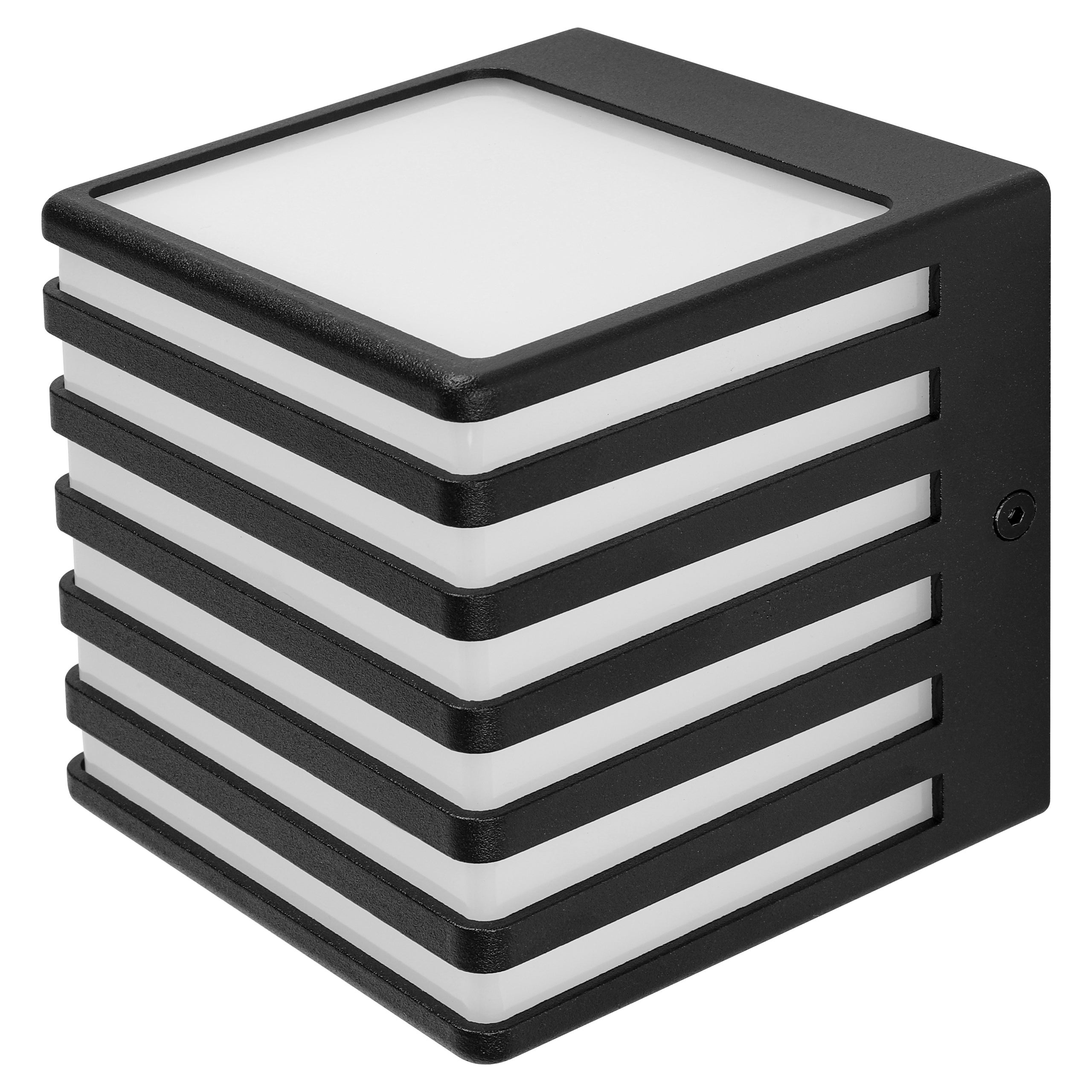 Kinkiet elewacyjny Cube GX53 11cm IP54 lampa na zewnątrz czarna MasterLED
