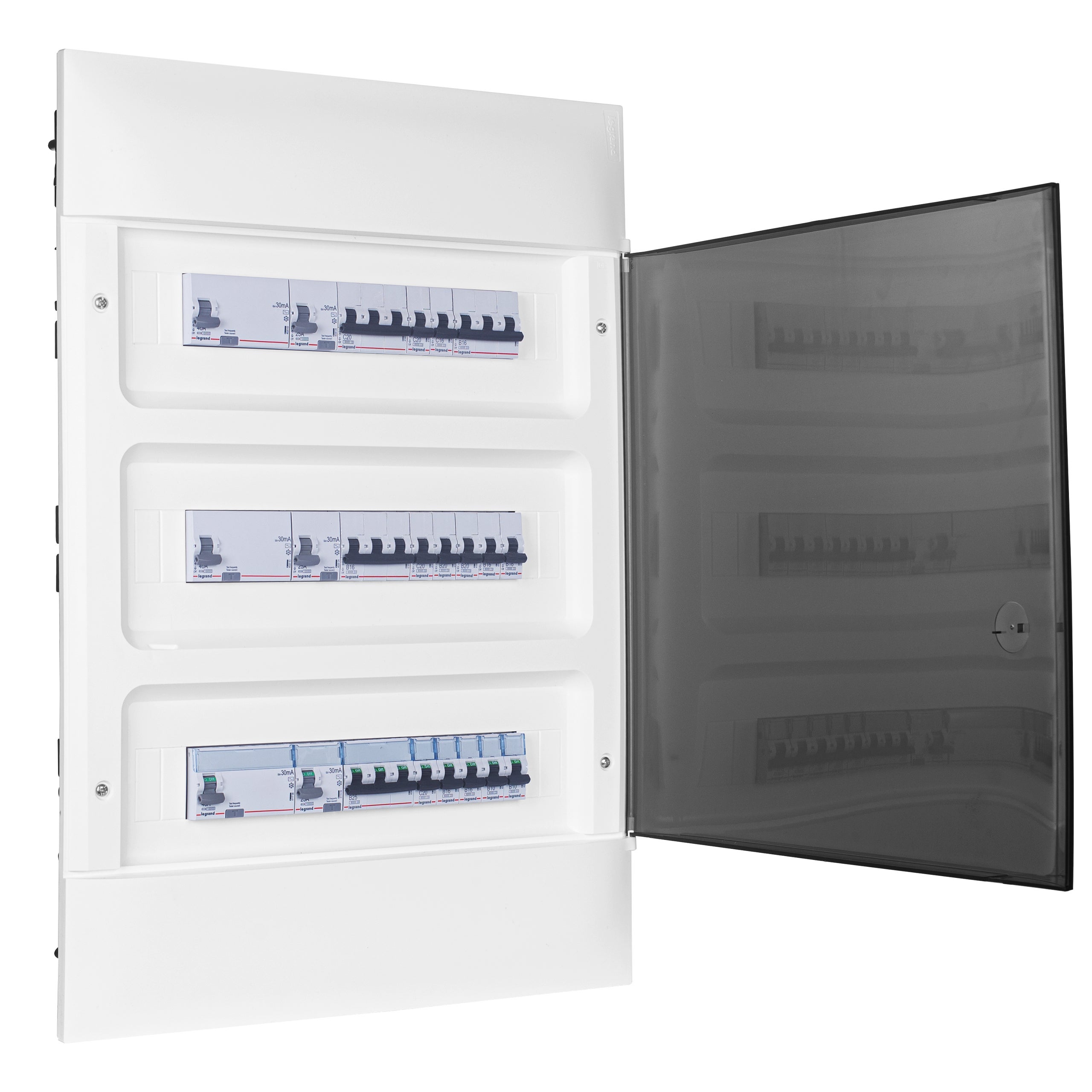 Rozdzielnica natynkowa PRACTIBOX 3x18 modułów IP40 612x432x76mm drzwi pełne LEGRAND