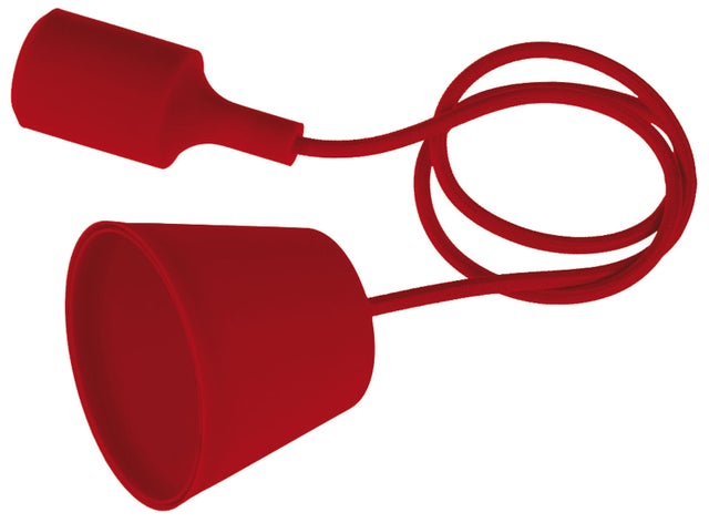 Suspension d'intérieur en différentes couleurs Fantasy avec douille E27 Century - COULEUR rouge