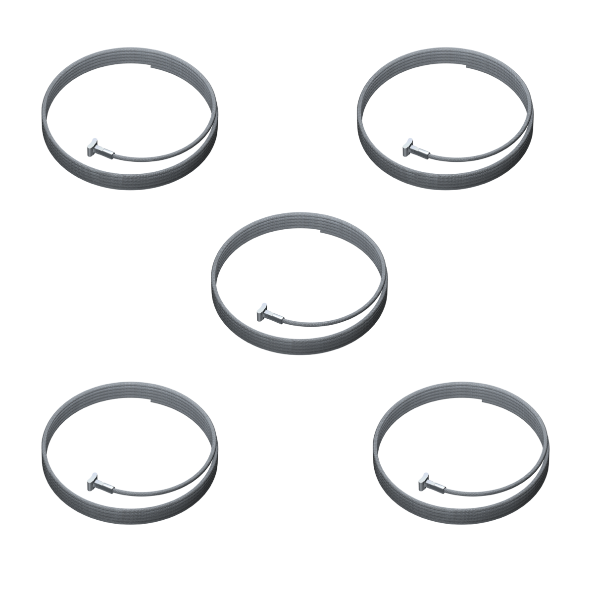 Fil Perlon Câbles 15kg Charge Arti Teq Lot De 10 Câbles Perlon Slider Transparents - 150 Cm - Charge Max 15 Kg Accroche Rideaux Cimaises Pour Tableau