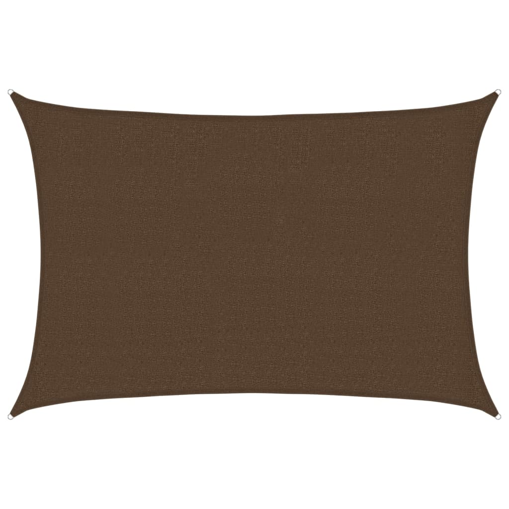 Vela Parasole In HDPE 160 G/m² Beige 2,5 X 4,5 M, Resistente Ai Raggi UV, Per Giardino E Terrazza