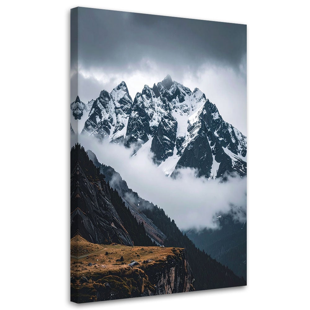Obraz do salonu sypialni biura, Góry zima krajobraz natura 60x90