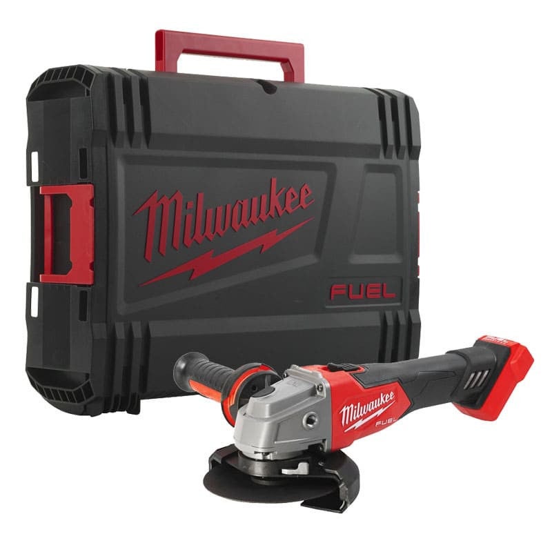 Smerigliatrice Angolare Milwaukee M18 Fuel 125mm &ndash; Interruttore Laterale, Solo Strumento (Batteria Esclusa)