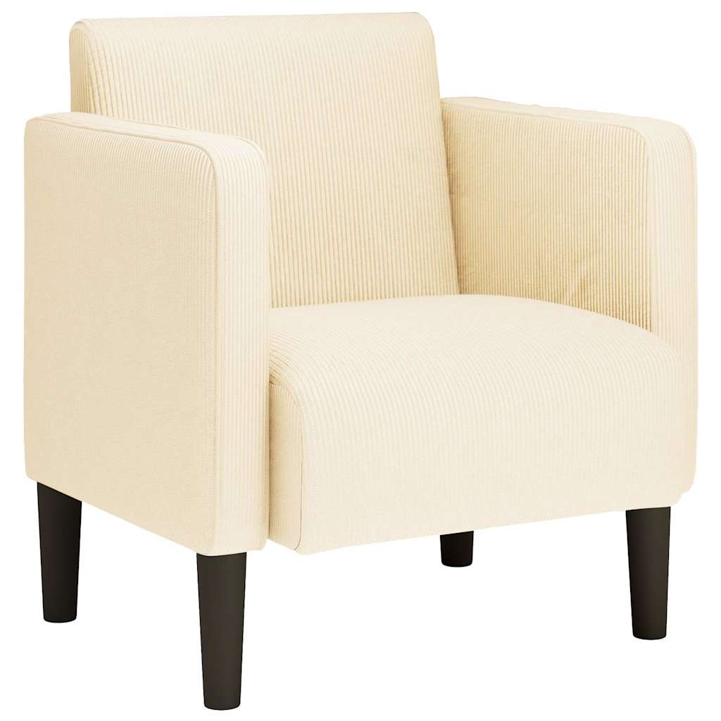Lot De 2 Fauteuils Baroque Crème - Style Shabby Chic - Chaises Trône Paire