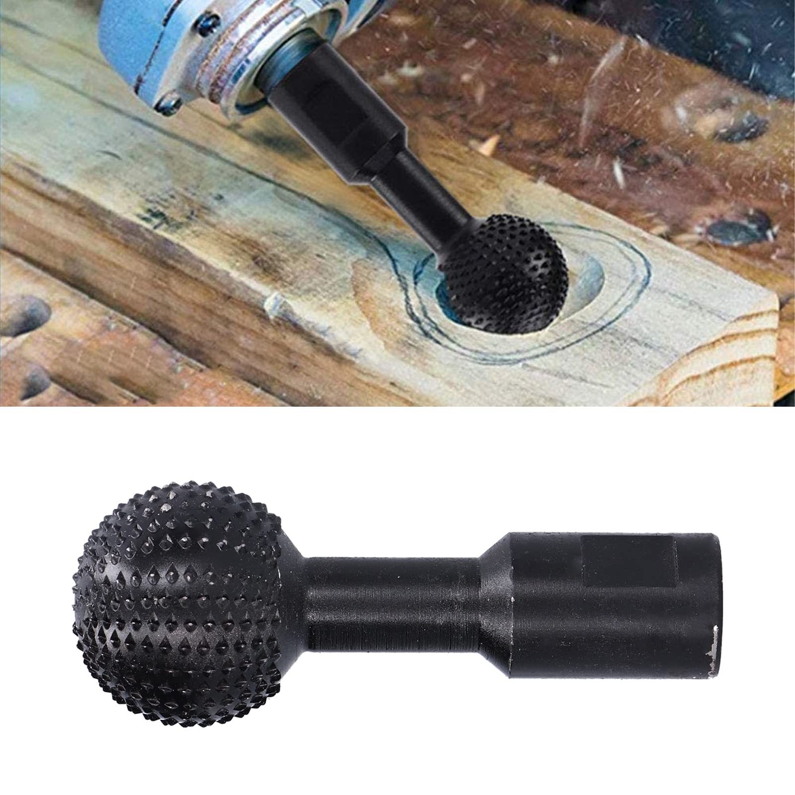 OUNONA Fraise à Bille 45° Pour Meuleuse D'Angle – Outil Sculpture Bois Acier 45 – Embout Rotatif Meulage Chanfrein