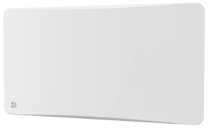 Radiateur électrique fixe à inertie sèche céramique 1500W plug & play Bestherm OVEO horizontal blanc