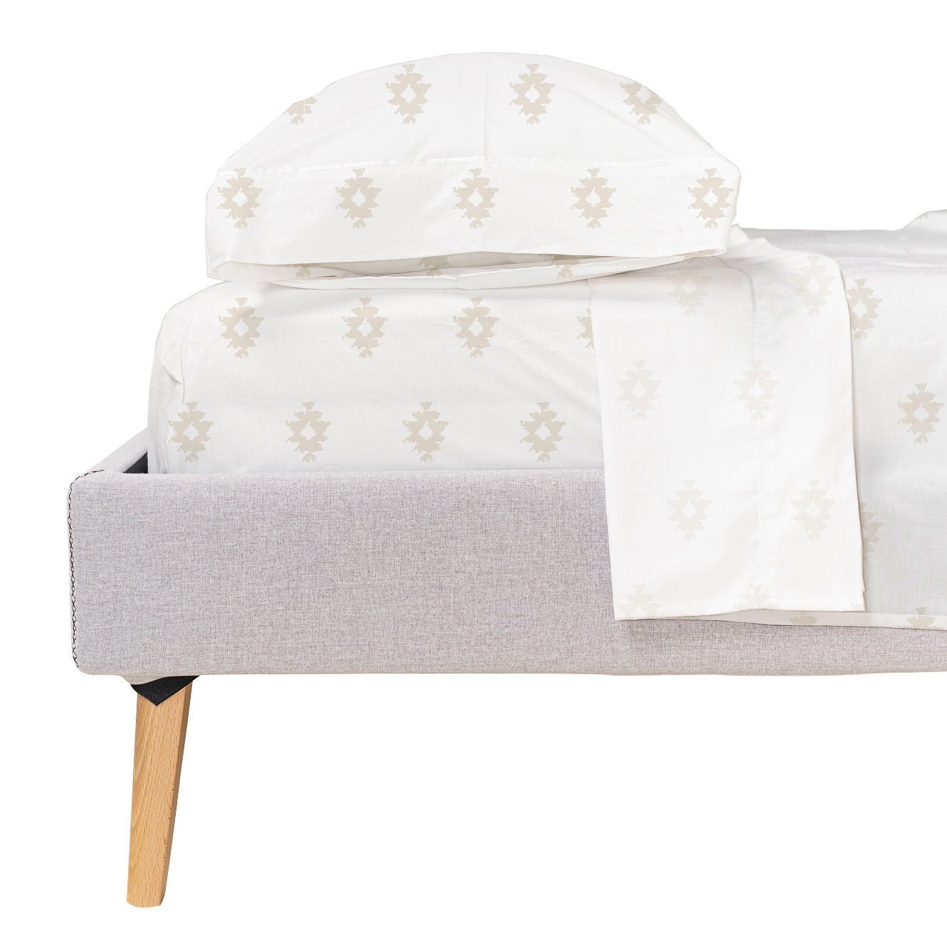 Ensemble de draps Kilim 3 pc 160x200 (Lit 160) Blanc - 3