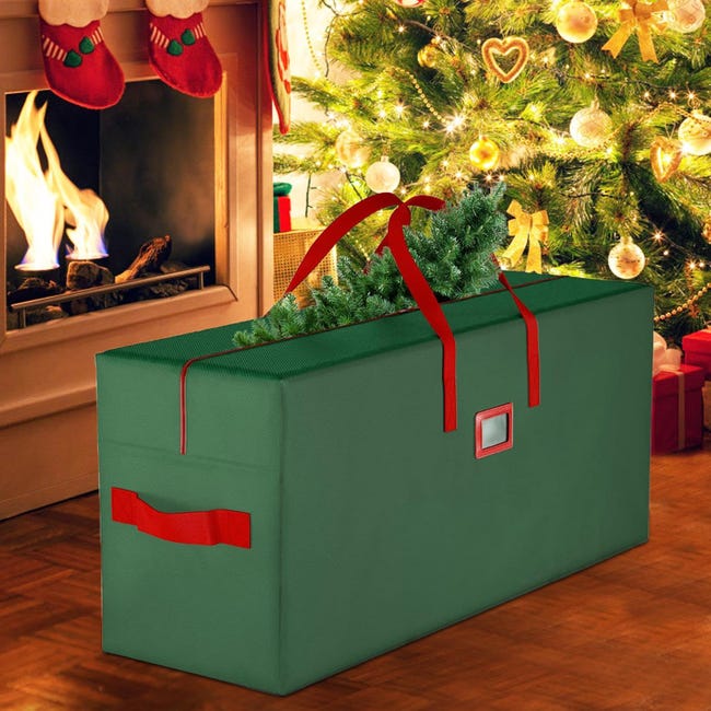Bolsa de almacenamiento extragrande para árbol de Navidad, caja de