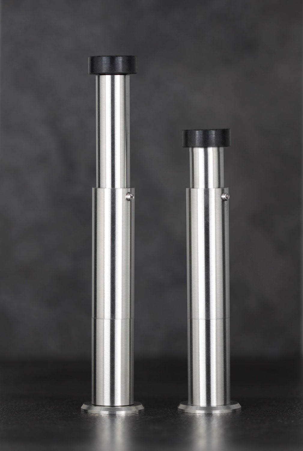 Butée de porte réglable, de 130 à 165mm, acier avec caoutchouc de protection noir, à visser, EVI Herrajes - 5