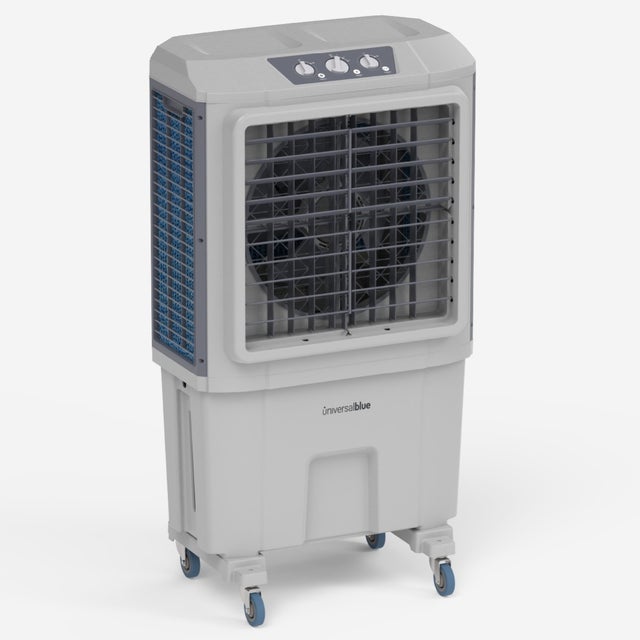 Climatizador de ar TULUM 7080, 80L, 210W, com modos de resfriamento e evaporação.