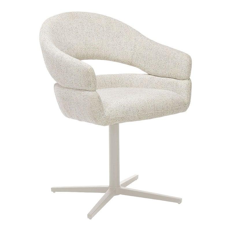 Dover krzesło stołowe Z podstawą obrotową szary.