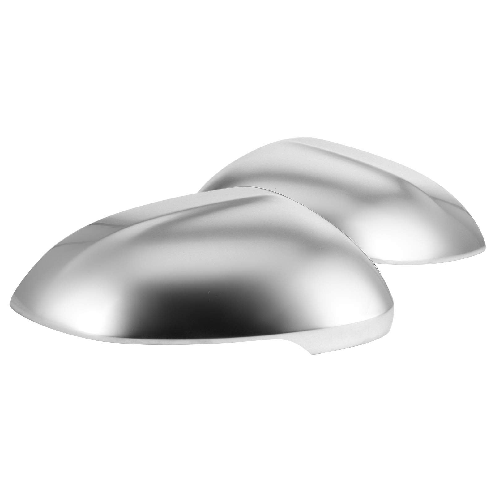 2 pezzi Copri specchietto retrovisore sinistro e destro cromato opaco con piccolo bilanciere adatto per B8 2009-2017 - 4