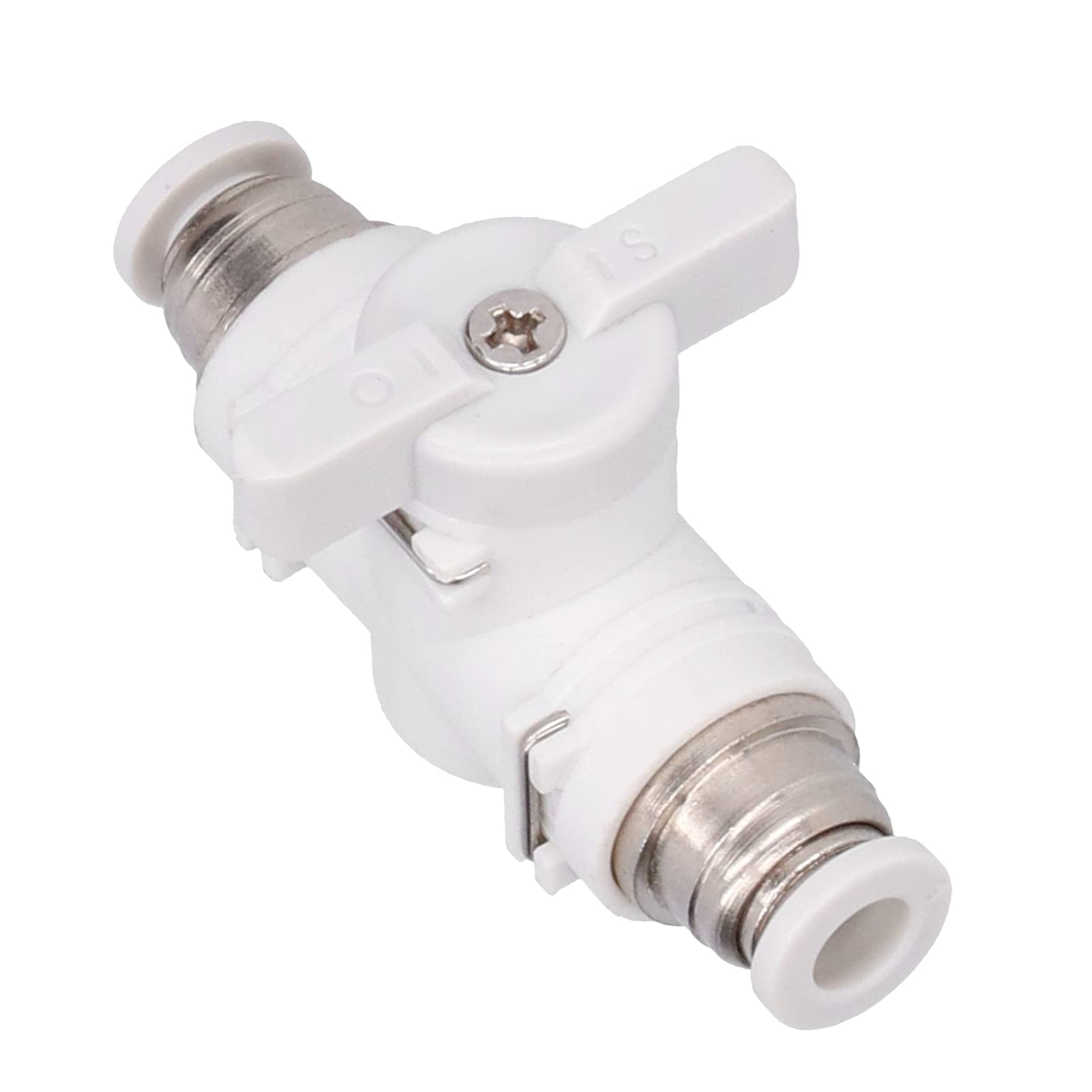Raccord de vanne de régulation Connecteur pneumatique Adaptateur de raccord rapide pour conduite d'air 6 mm - 7