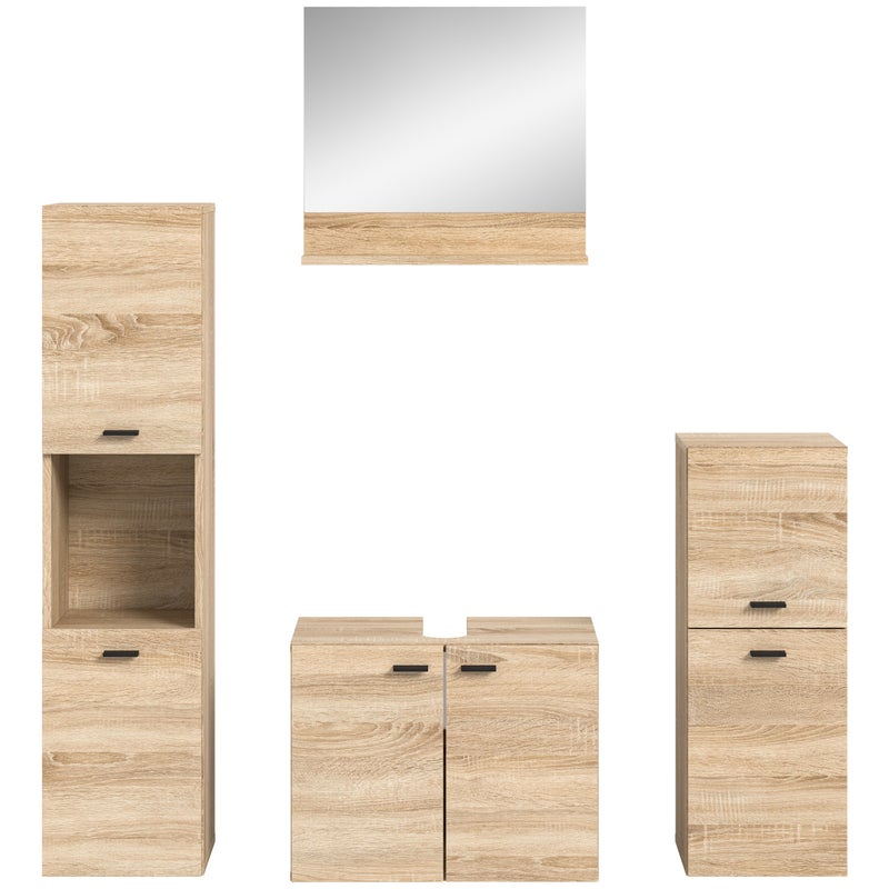 Boston zestaw mebli łazienkowych B2 dąb dekor.