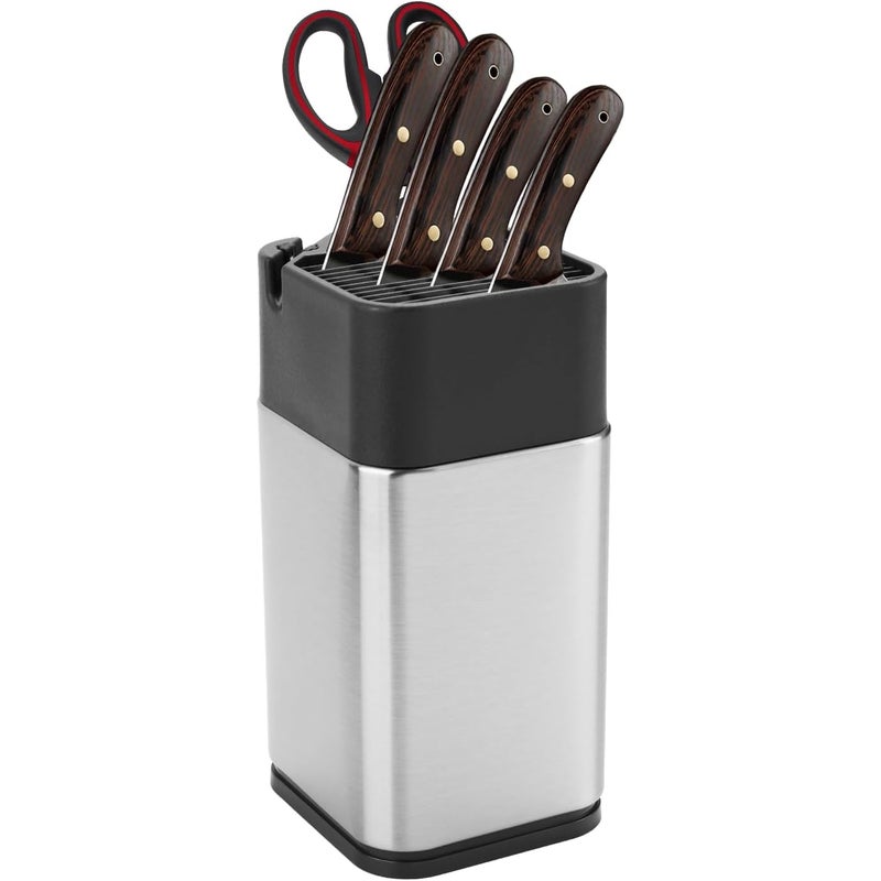 Uniwersalny blok na noże do odsączania, antypoślizgowy i do ostrzenia