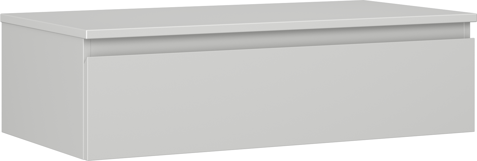 Mexen Orio szafka łazienkowa podumywalkowa 90 cm z blatem, 1 szuflada, szara mat - 91A10-09023-1-BFC62