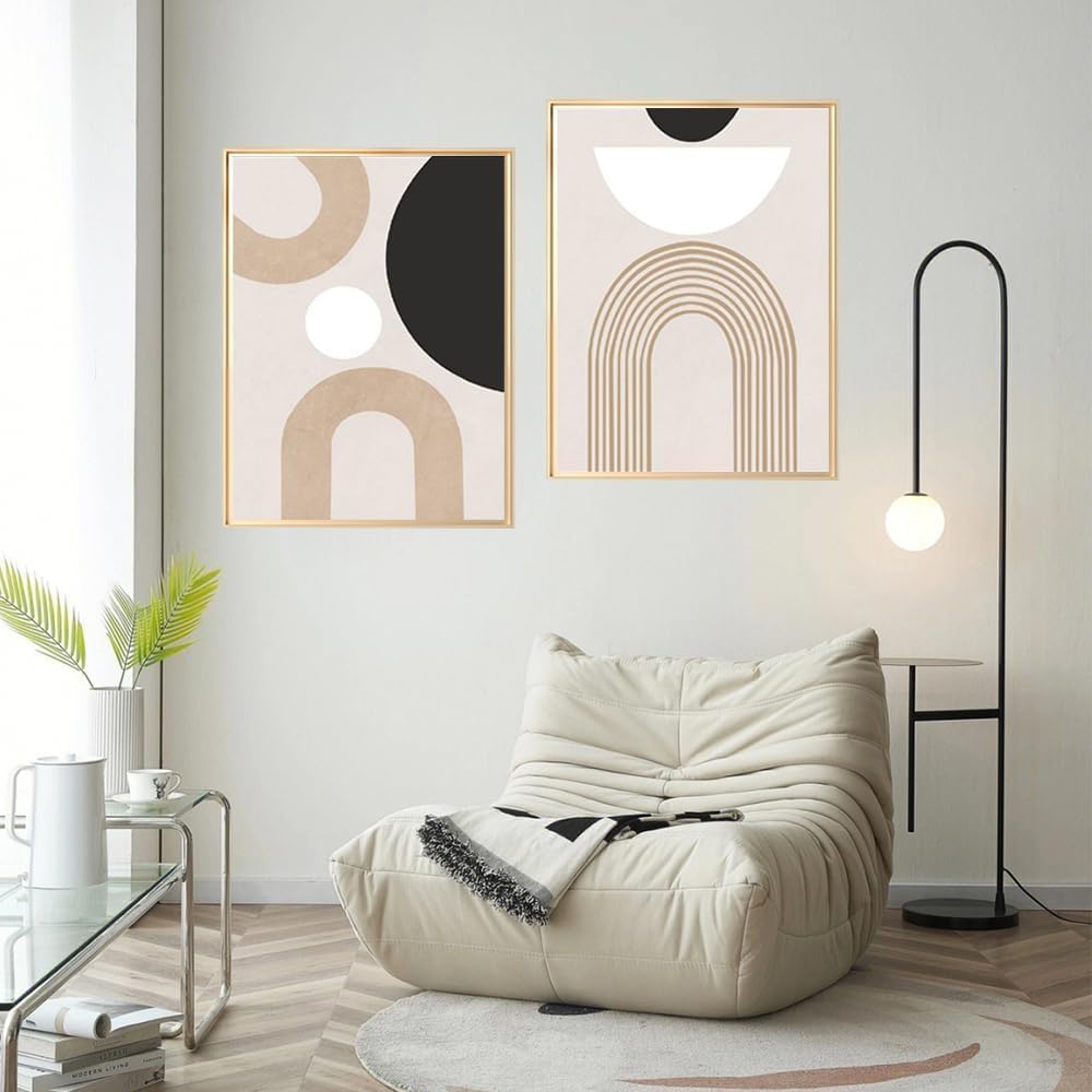 Lot de 3 Affiche Murale Tableau Decoration Murale Sans Cadre Tableau Abstrait Moderne Posters Bohème pour Decoration Murale Salon Chambre 30 x 40 cm - 5