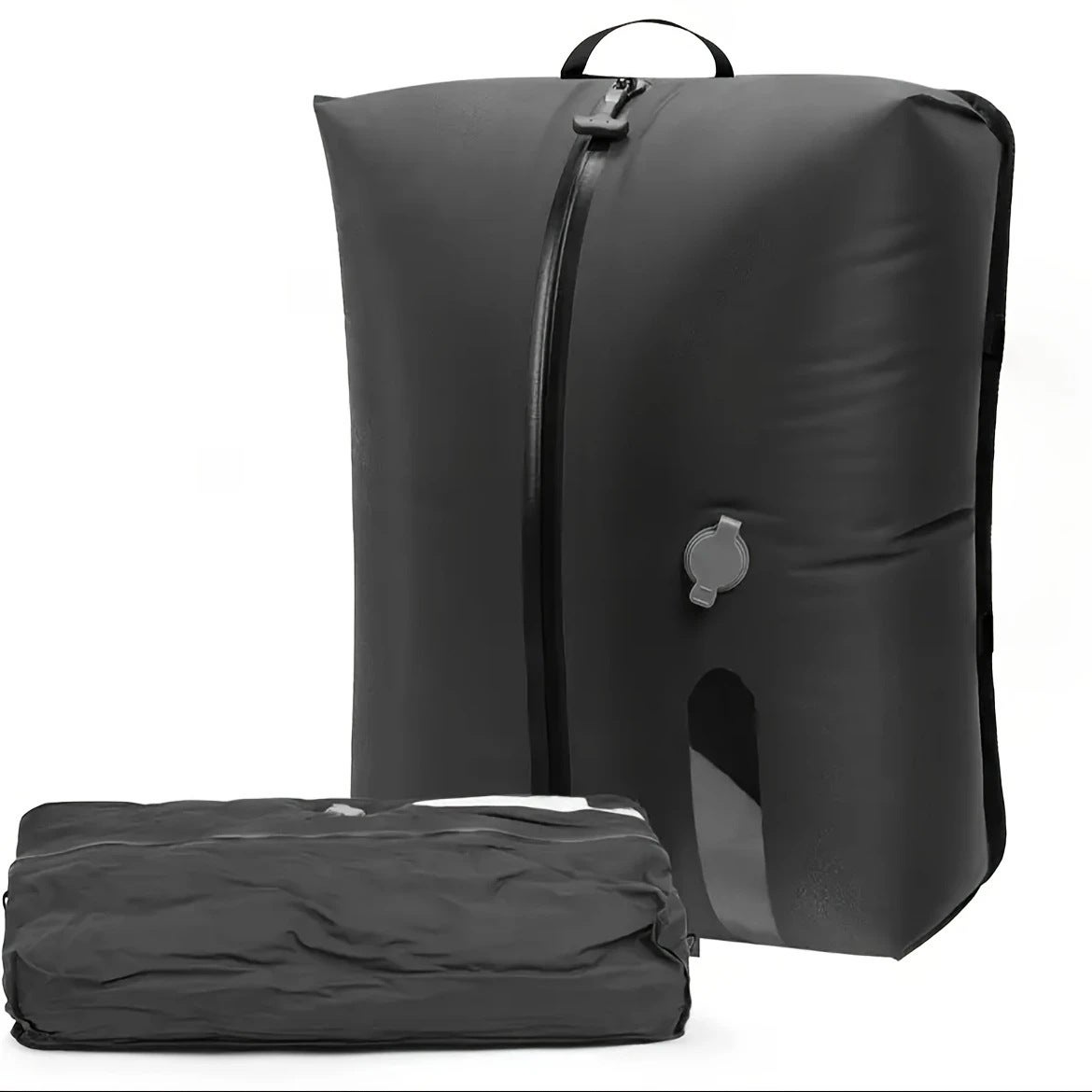 XPAPOV Lot De 2 Sacs à Médicaments Voyage – Grand 25x20x13,5cm Et Petit 11x14x2cm, Tissu Oxford Imperméable, Double Compartiment Vert