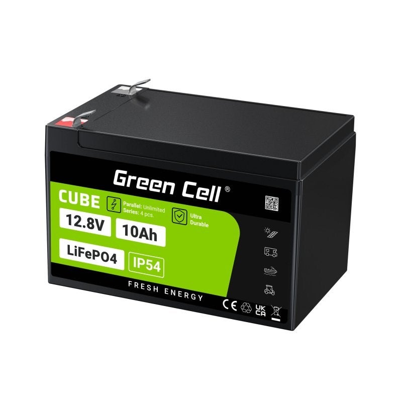 Batterie pour onduleur Green Cell LFPGC12V10AH Lithium Fer Phosphate (LiFePO4) 12,8 V 10 Ah - 9