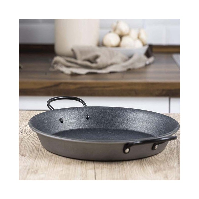 Padella Per Paella In Acciaio Al Carbonio LACOR, Antiaderente [50 Cm - 14 Porzioni] | Leroy Merlin