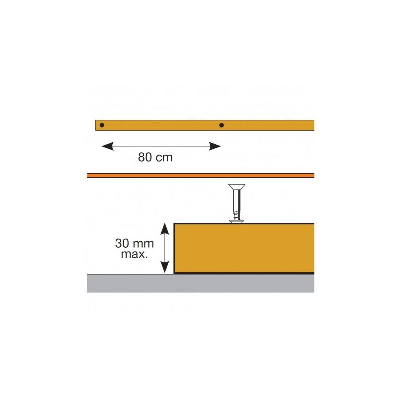 Lot de 100 Chevilles à Frapper 8x60 ( 8 x 60 mm) pour Terrasse Bois et autres fixations - 3