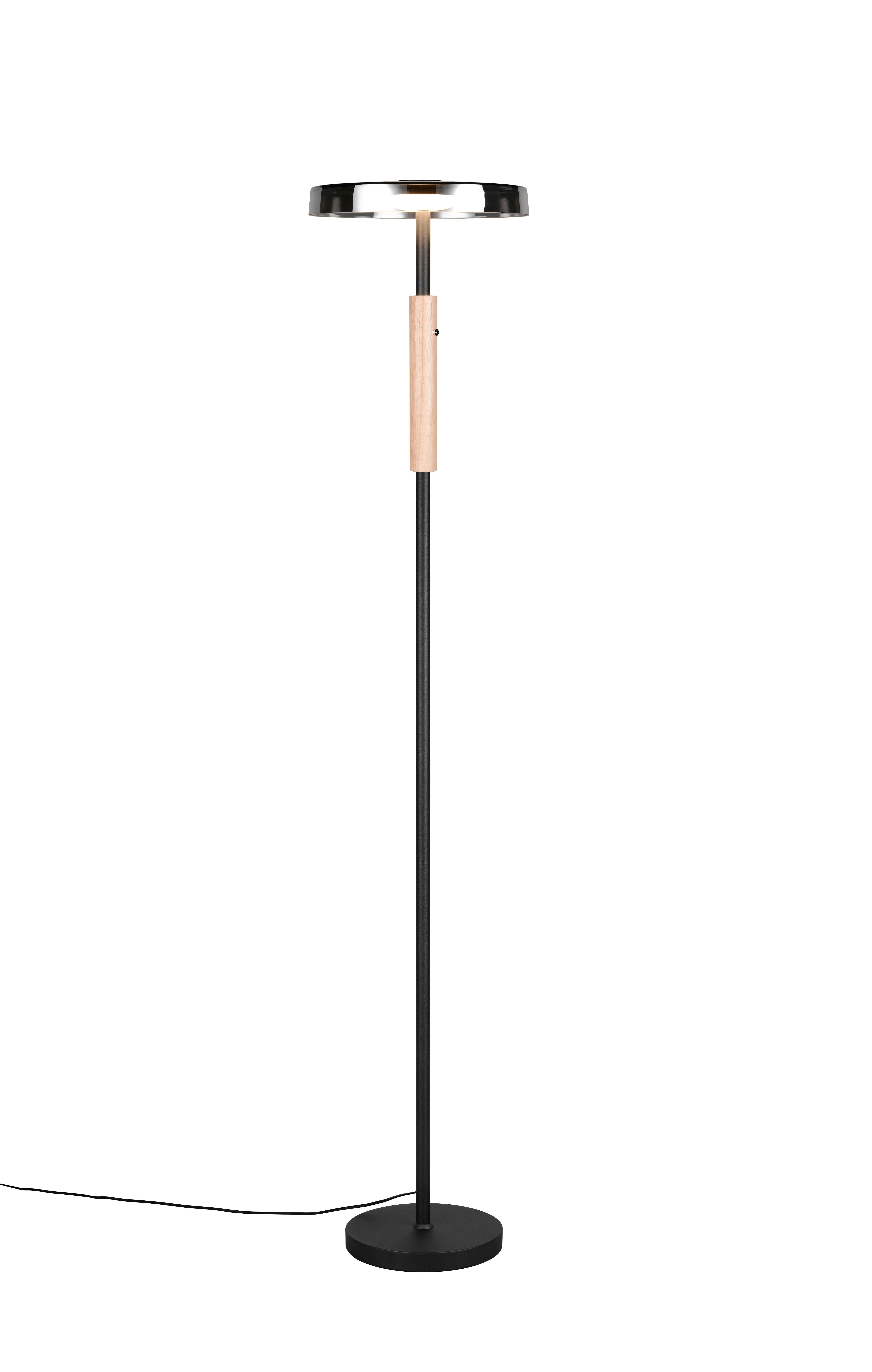 Lampa podłogowa stojąca Celeste czarna LED 15W 3000K 1750lm wym: 160 x 33 x 33 cm metal Trio