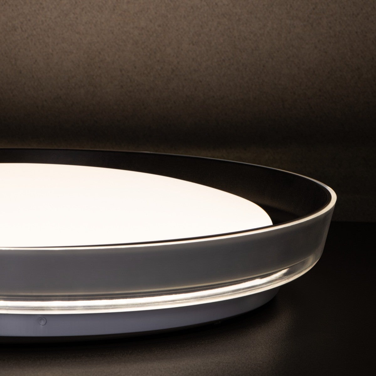 Plafon okrągły NIFU LED 17.8W Neutralna biel 1280lm biało-czarny wym:6,6x43x43cm IP20 Kanlux - 2