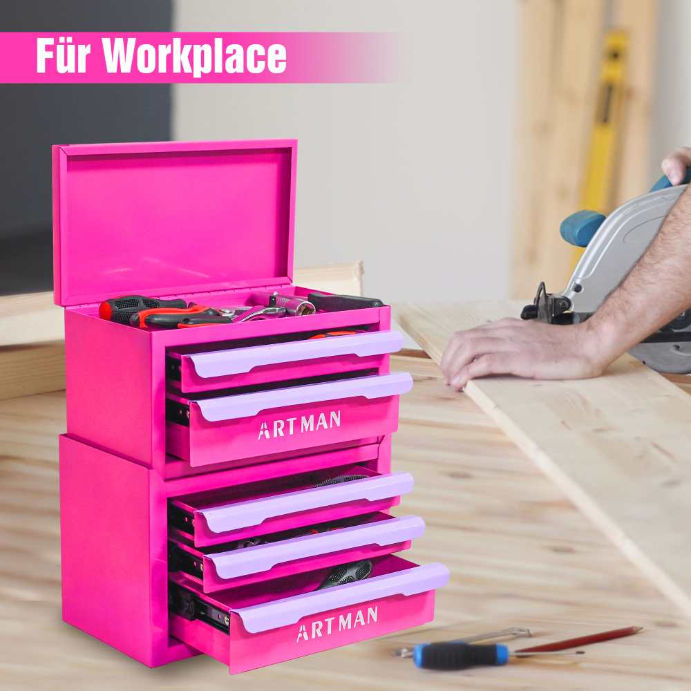 Boîte de rangement empilable 5 tiroirs – Organisateur maquillage multifonction en métal, étanche, design élégant - 8