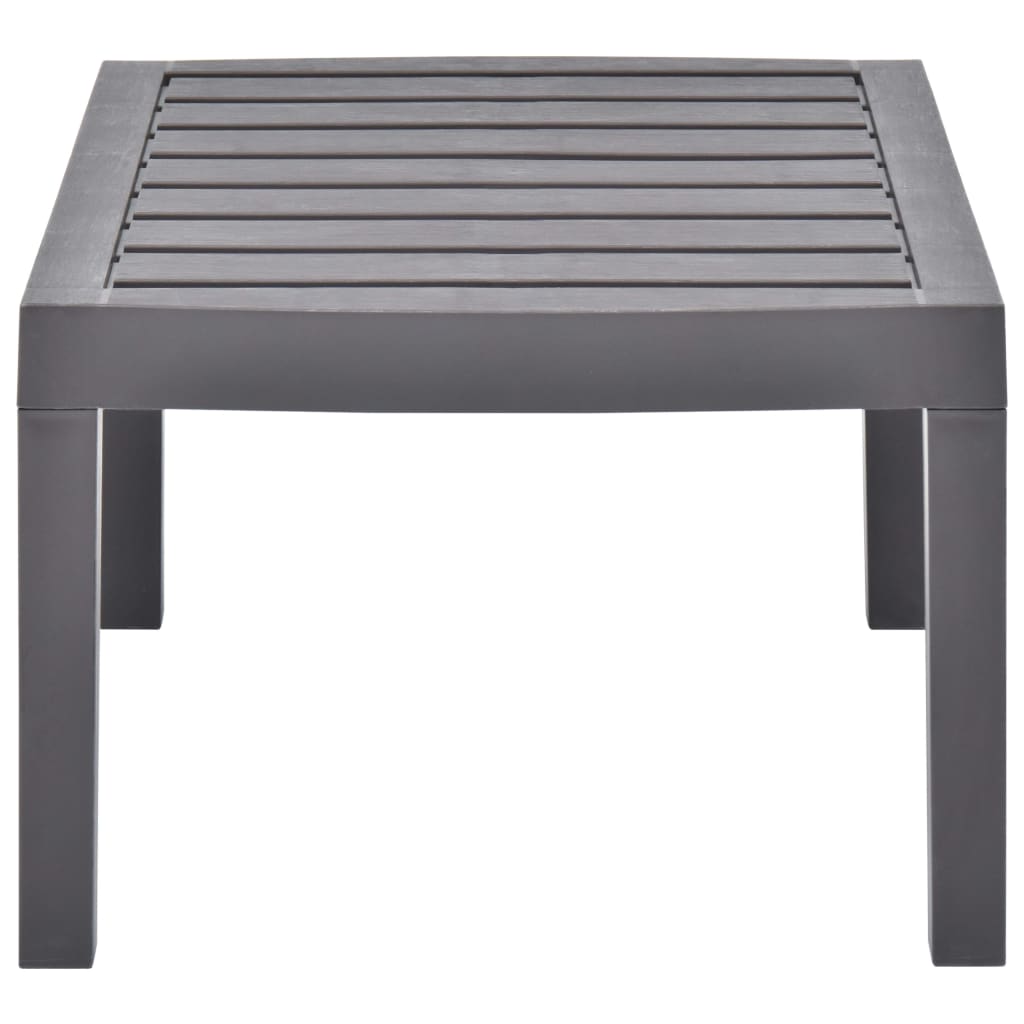 Table de jardin Moka 78x55x38 cm Plastique vidaXL - 4
