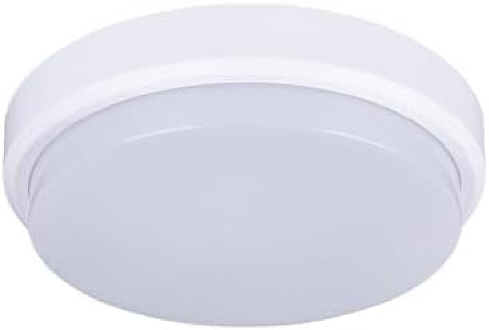 Biała lampa ścienna 17,5 x 17,5 x 5 cm, 1 sztuka, 20 W, 6000 K, białe światło, akrylowa, mała okrągła lampa sufitowa LED, wodoodporna