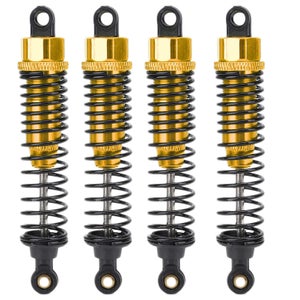 Amortisseur Métal Pour RC 1/14 WLtoys 144001 – Paire De Jambes De Force – Rouge – Pièce Détachée