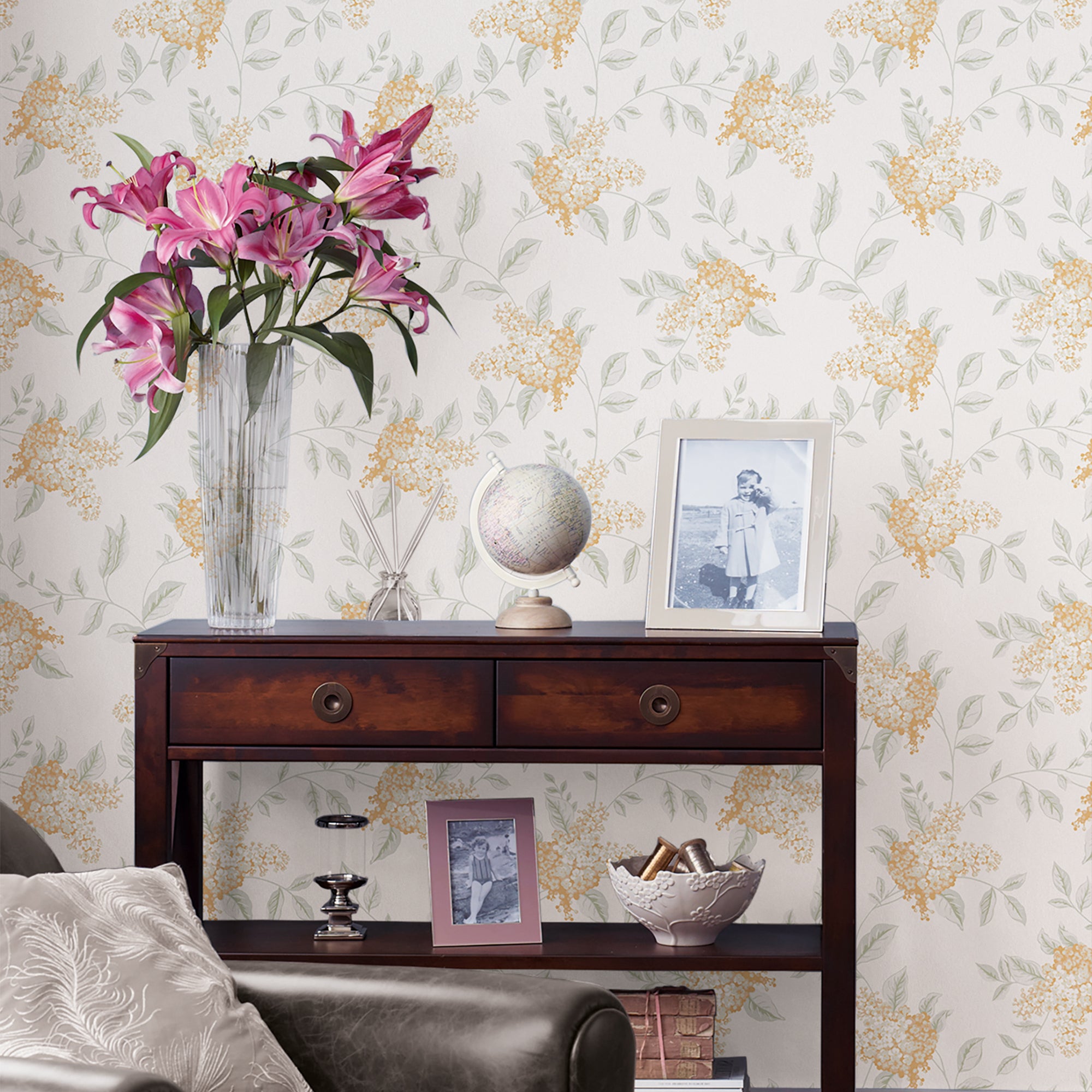 Laura Ashley Tapeta filzelinowa PORTLAND 10 m x 52 cm