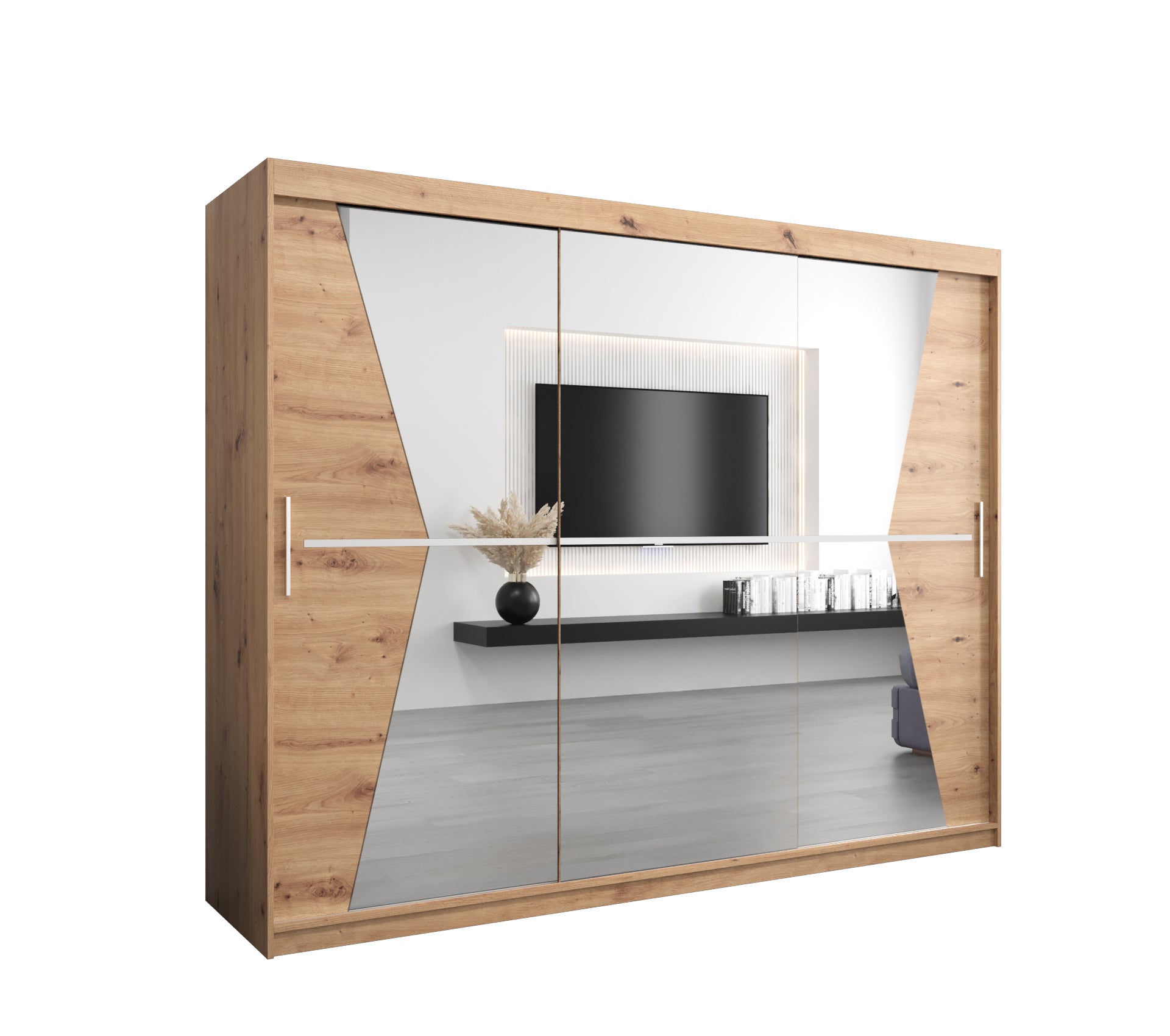 Szafa przesuwna garderoba MAROKO 250 x 62 x 200 cm Artisan - Abiks Meble
